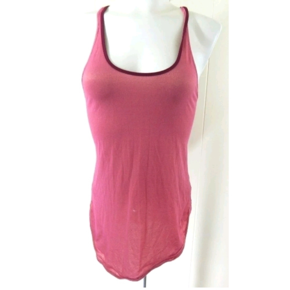 Lululemon‎ What the Sport Singlet Magenta Gold 2
